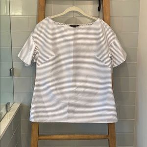 Banana Republic silk striped shirt
